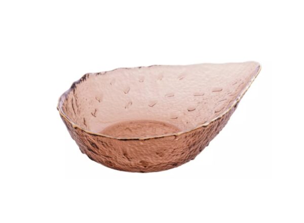Bandeja/porta doce Bowl De Cristal Folha