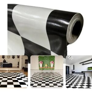 Tapete Pista De Dança Xadrez 2 x 2 m