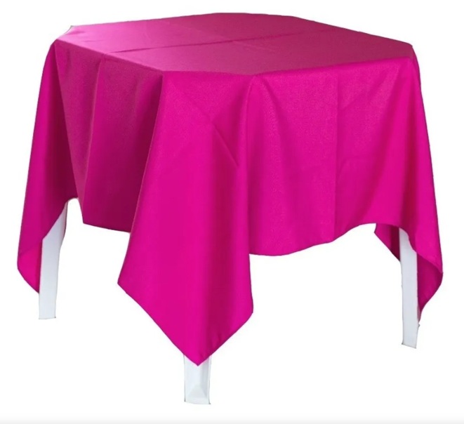Toalha Quadrada Pink          8*