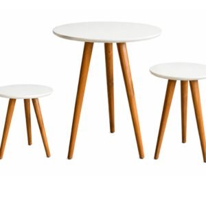 Mesa pé palito  trio  1*
