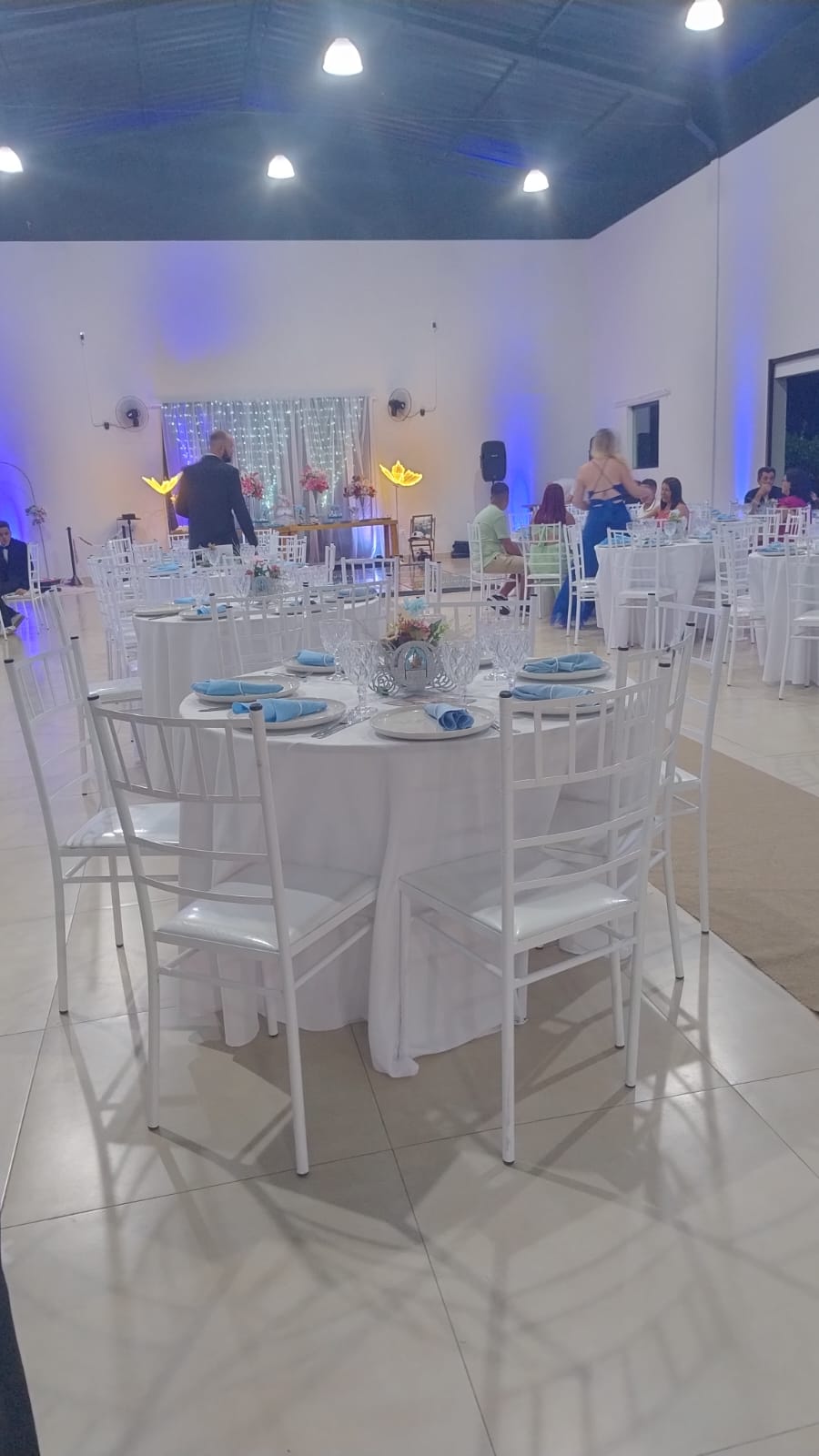 Kit redondo ferro 7 lugares