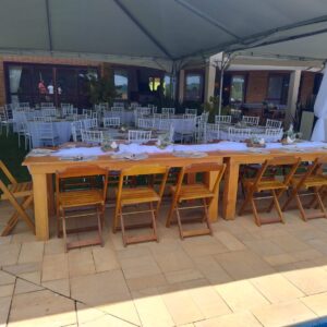 Kit Mesa banquete com cadeiras bar