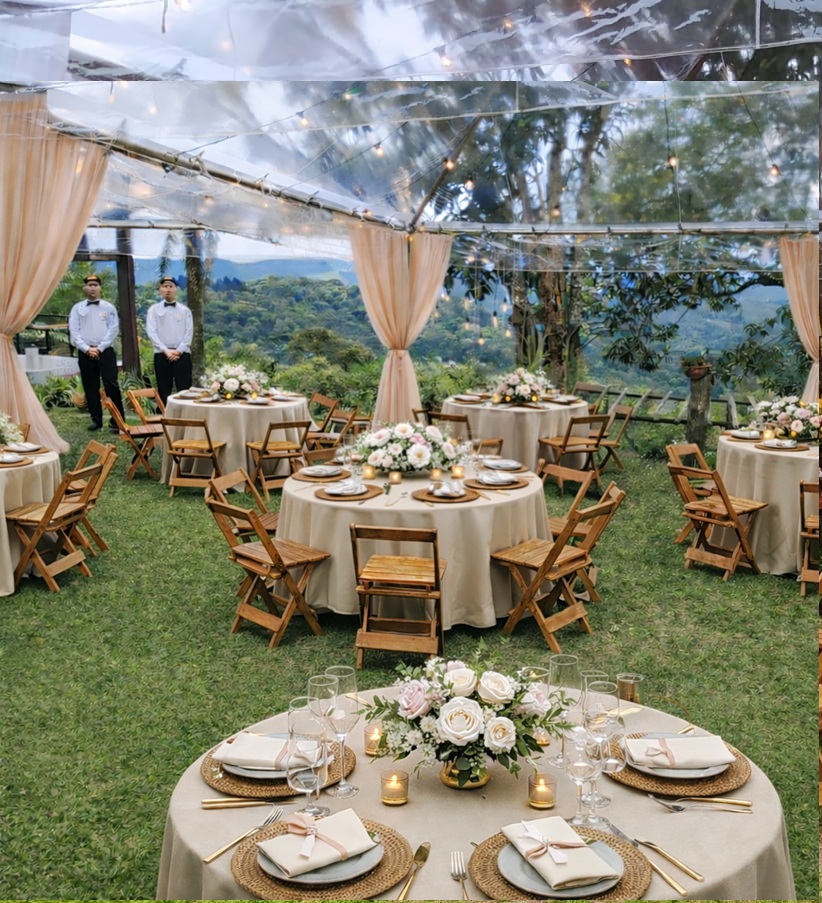 Kit redondo bar 7 lugares