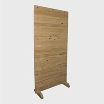 Painel madeira (Fechado) 2 x 1 m