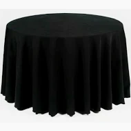 Toalha redonda Oxford  (3m)  - Preta