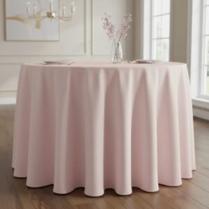 Toalha redonda Oxford (2,80m) - ROSA