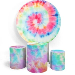 Capa Painel e trio de mesa Tie Dye/Unicórnio