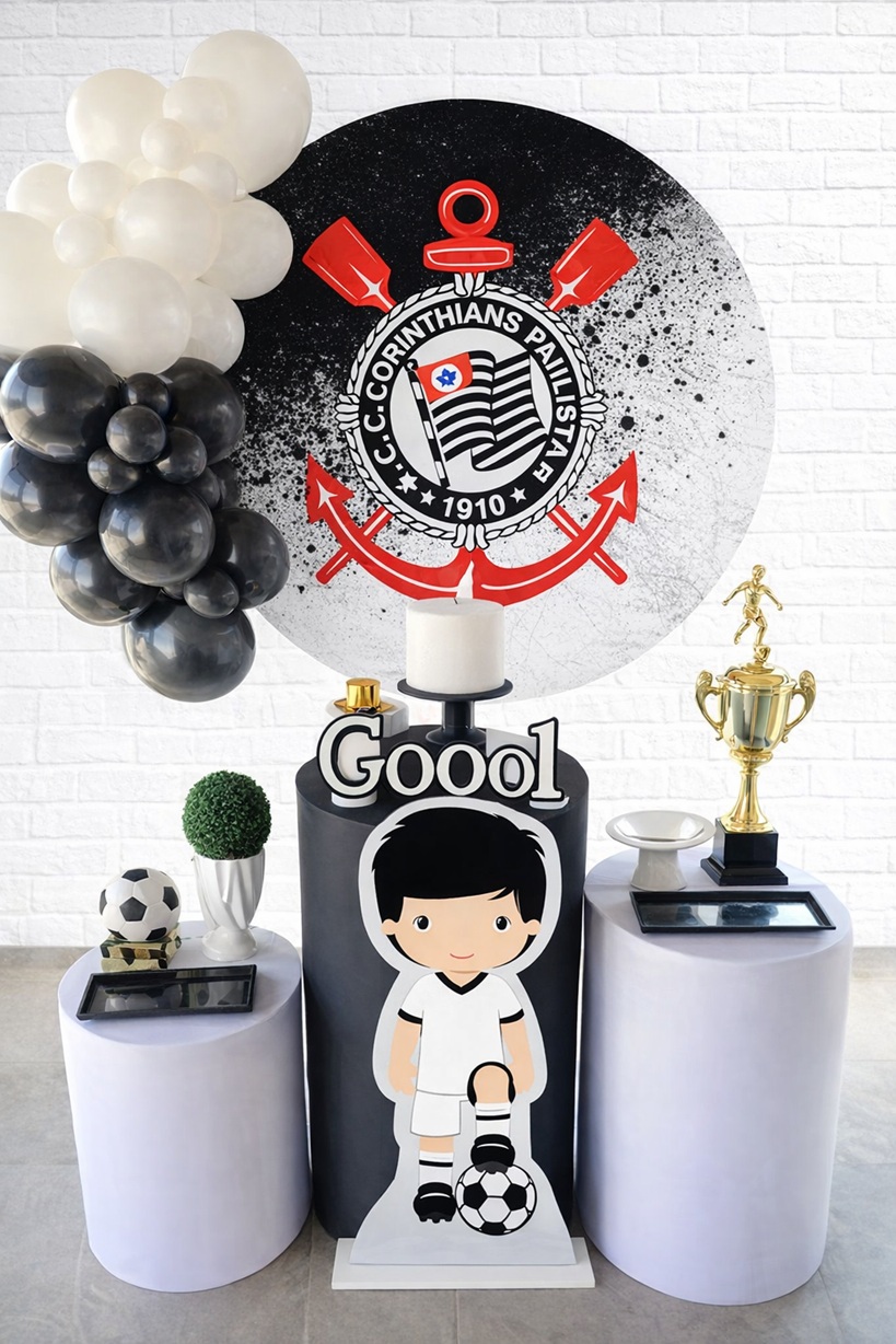 Mesa bolo Corinthians