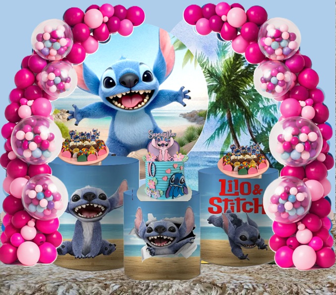 Mesa bolo Stitch - Imagem 4