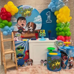 Mesa bolo Bento e Totó