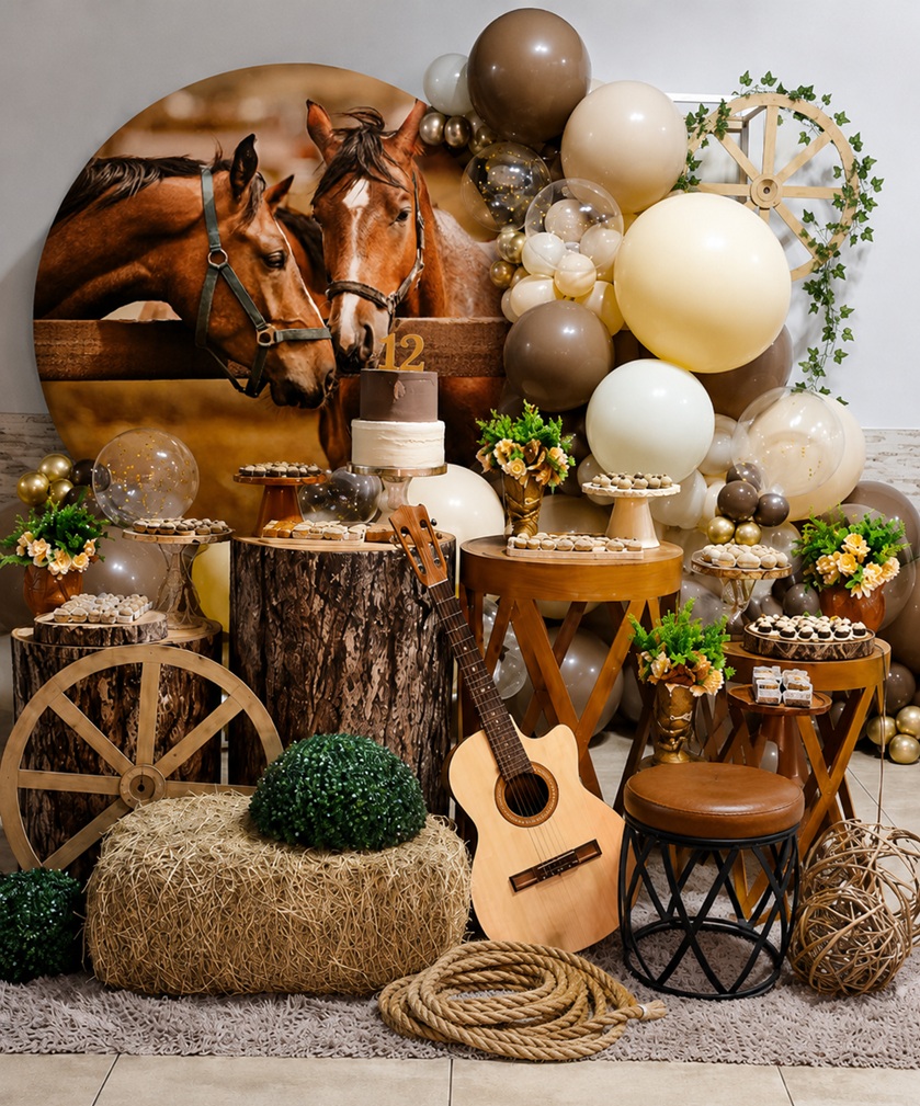 Mesa Bolo Country/Cavalo