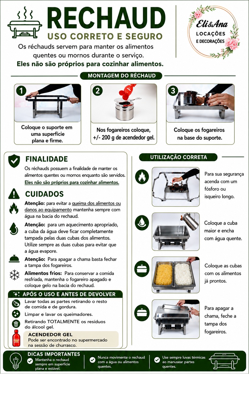 Rechaud Redondo Banho Maria, 5 Litros 4* - Imagem 2
