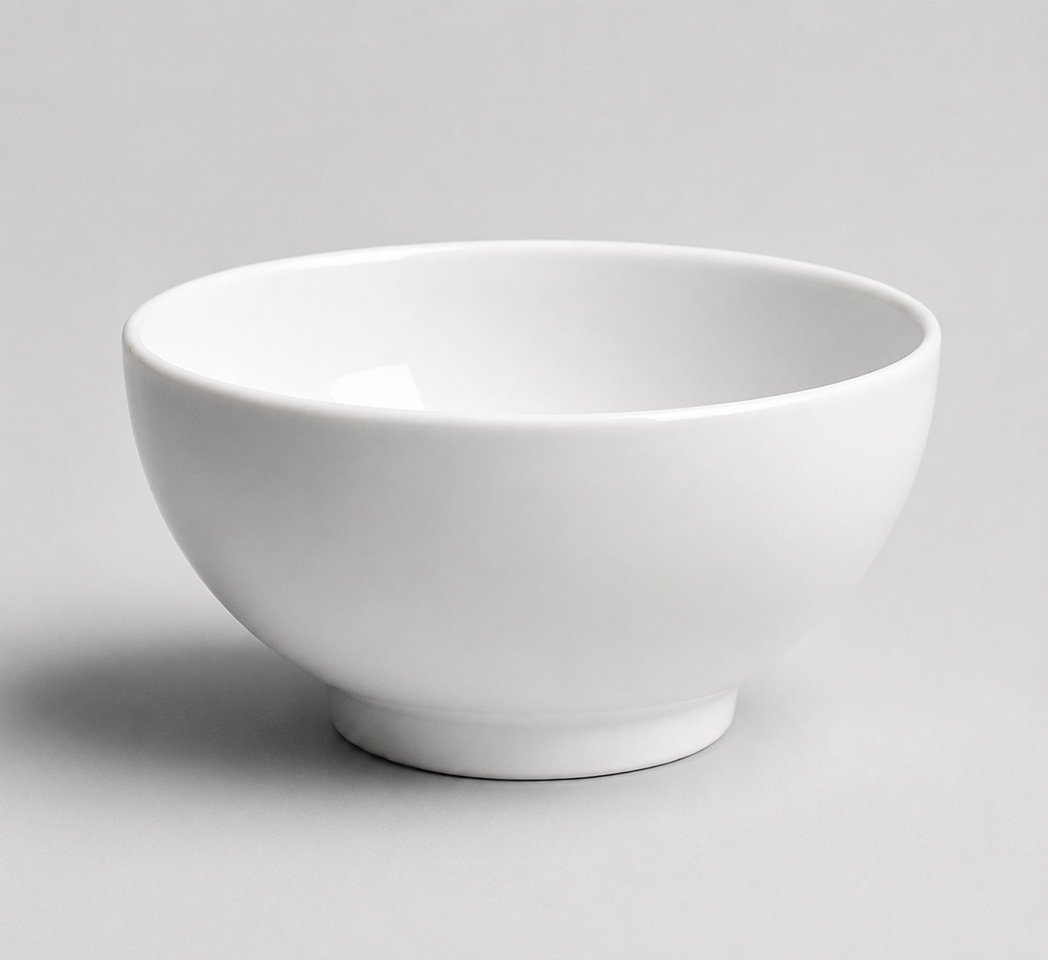 Bowl Branco Tigela Cumbuca Cerâmica 450ml